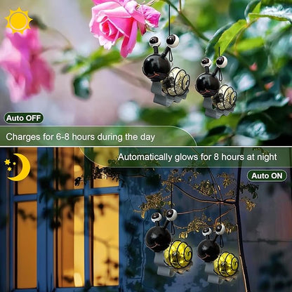 EVOLUX Solar Outdoor Snail Lights for Garden - Outdoor Statues Figurine Lights for Lawn, Patio, Balcony, Yard Ornament Cut Housewarming Gifts(2 pcs)