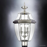 Urban Ambiance Luxury Colonial Outdoor Post Light, Large Size: 23" H x 12.5" W, with Tudor Style Elements | Lumora