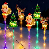Pack of 6 Easy Installion Solar Ground Lights Easy Push Into Soil for Instants Festival Ambiances in Yard and | Lumora