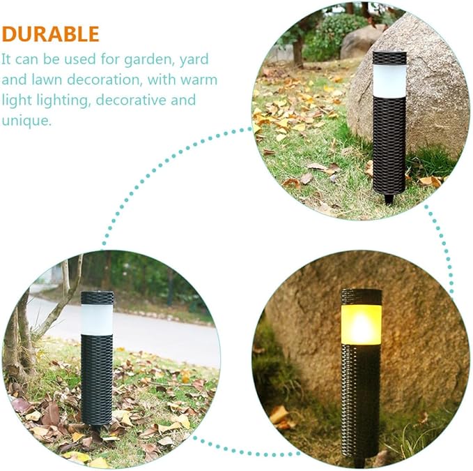 DOITOOL Solar Pathway Lights Waterproof LED Solar Stake Light Auto On/Off for Yard Patio Lawn