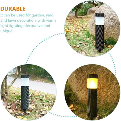 SAFIGLE Solar Outdoor Stake Light Waterproof LED Solar Garden Path Light for Lawn Yard Landscape for Patio and Garden Use