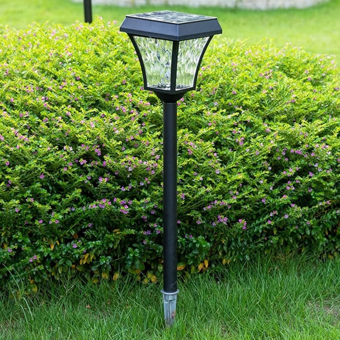 Solar Pathway Lights,Solar Led Lawn Lamp,Waterproof Landscape Lights,Decorative Pathway Style Light,No Wiring Required Outdoor Yard Lights