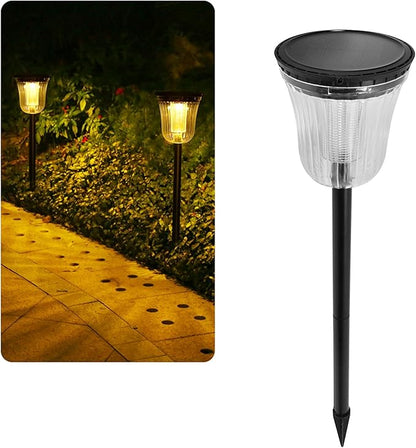 flexman Solar Lawn Lamp, LED Landscape Bright Solar Pathway Lights, Solar Pathway Lamp Outdoor Decorative Light for Lawn, Pathway, Street, Villa, Courtyard, Garden