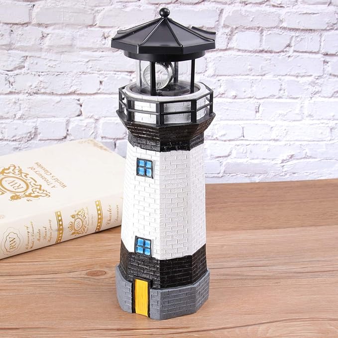 1pc Outside Solar Lights Well Covers for Garden Solar Light Lighthouse Lawn Ornament Lamp Lights Outdoor Garden | Lumora