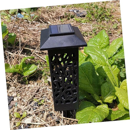 LIFKOME 6pcs Solar Garden Lights Stakes Landscape Lights Ground Easy Installation for Patio Garden Event Decor