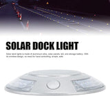 Driveway Dock Light, 800m Visible Distance Silver Solar Dock Light, Pathway Working Time Up to - Outdoor Deck Light | Lumora