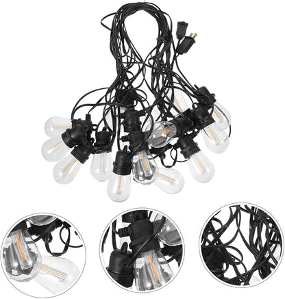 15m Led String Lights Outdoor Festive Canopy Lights for Parties Gardens and Christmas Decorations LEDs Us