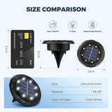 SOLPEX Mini Solar Ground Lights, 10 Pack Solar Lights Outdoor Waterproof, Landscape Lighting for Garden Pathway | Lumora