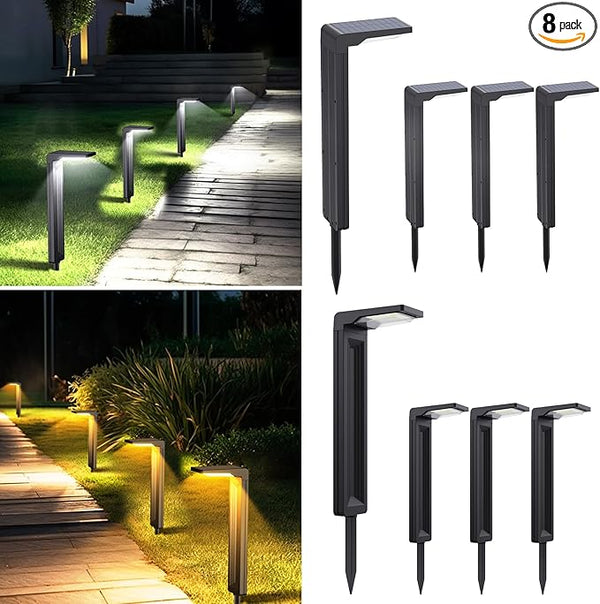 Sunvivo Solar Path Lights,2 Modes(Cold White or Warm White),Bright Solar Path Light Outdoor Waterproof,Perfect | Lumora