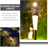 POPETPOP 6pcs Solar Garden Stake Lights Decorative Outdoor Lighting for Pathway and Warm Solar Lamp for Lawn Patio | Lumora