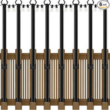 8 Pack 5Ft String Light Poles,Light Poles for Outside String Lights,Outdoor Light Poles with Fork,Metal Pole Stand | Lumora