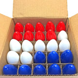 EST. LEE DISPLAY L D 1902 Indoor ＆ Outdoor String Light C7 Ceramic 4TH of July Steady Replacement Bulbs (Solid Red | Lumora