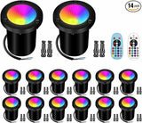 Landscape Lighting - 10W RGB Landscape Lights with Color Changing, 12V-24V Waterproof Outdoor In-Ground Lights for | Lumora