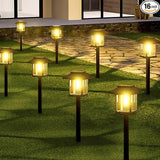 16-Pack Solar Lights Outdoor (Extra-Bright & Auto On/Off), Solar Powered Garden Lights, Outdoor Waterproof Solar | Lumora