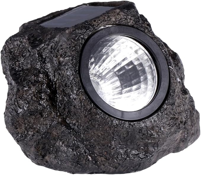 ARTIBETTER 2pcs Simulation Stone Solar Lamp Outdoor Garden Lights Solar Pathway Lamp Landscape Light for Patio Driveway
