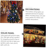 jojofuny 2sets Solar Led String Lights Outdoor Garden Led Auto Off Weatherproof | Lumora