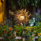 Solar Lights Outdoor Garden Decor Solar Powered Sun Lantern for Yard, Patio,Lawn or Pathway Sun Decorations Crackle | Lumora