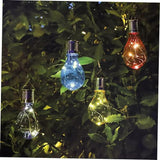 DOITOOL 6pcs Solar Powered Copper Wire Led Hanging Bulb Warm White Light for Garden Patio and - Outdoor Wall Light | Lumora
