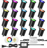 LED Deck Light Kit 0.1W-0.3W Low Voltage RGB Outdoor Lighting with Protecting Shell,6Lm IP67 Waterproof Outdoor | Lumora