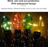 Solar Christmas Lights,Solar Christmas Decor | Outdoor Pathway Garden Lights - for Lawn Patio Front Door Porch | Lumora
