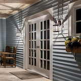 Kichler Barrie 15.5" Outdoor Wall Light in Black, 1-Light Exterior Wall Sconce with Clear Beveled Glass, (15.5" H x | Lumora