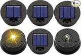 ZNYCYE Solar Light Replacement Top Parts 6 Pack(Top Size 3.31 inch,Bottom Size 2.83 inch)，7 Lumens Lantern Lids | Lumora