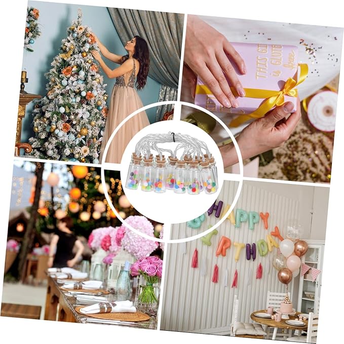 1pc Led Wish Bottle String Light Decor Design Warm Lights for Indoor Decoration Garden and Festival Celebrations | Lumora