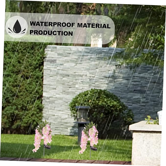 Flower Shape Solar Pathway Light Solar Garden Lights Led Yard Decorative Lamp