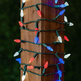 Novelty Lights 24FT 70 LED C6 Outdoor USA String Lights, Commercial Grade Christmas Tree Decorations | Lumora