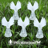 Qualife Solar Angel Lights Outdoor, Garden Gifts for Housewarming Mom Women,Solar Powered Decorative Lights for | Lumora