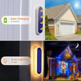 YiLaie Solar Step Lights Outdoor Waterproof, Warm White Solar Stair Lights Outdoor Solar Powered, Small Solar | Lumora