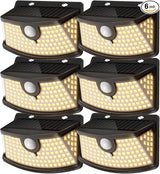 Aootek New Solar Motion Sensor Lights 120 LEDs with Lights Reflector,270° Wide Angle, IP65 - Outdoor Path Light | Lumora