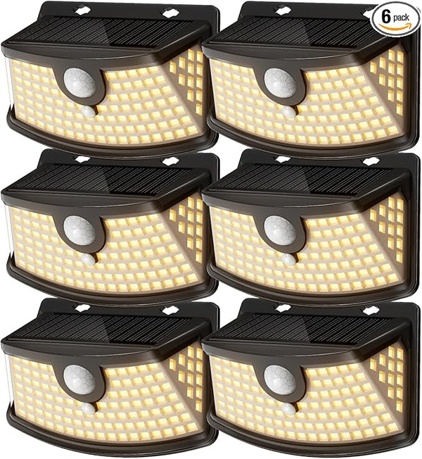 Aootek New Solar Motion Sensor Lights 120 LEDs with Lights Reflector,270° Wide Angle, IP65 - Outdoor Path Light | Lumora