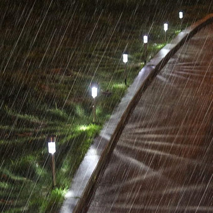 Solar Lights Outdoor 10 Pack Solar Pathway Lights Outdoor Waterproof LED Solar Powered Outdoor Lights Solar Garden Lights for Pathway Walkway Yard