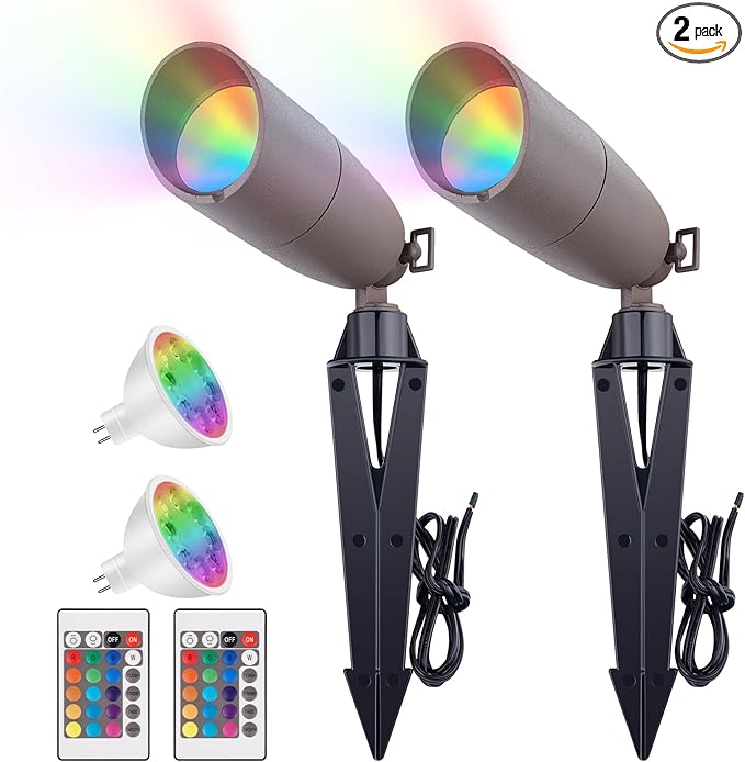 Landscape Spotlights Color Changing RGBW MR16 LED Bulb 4W–Ideal for Landscape Spot - Outdoor Security Flood Light | Lumora