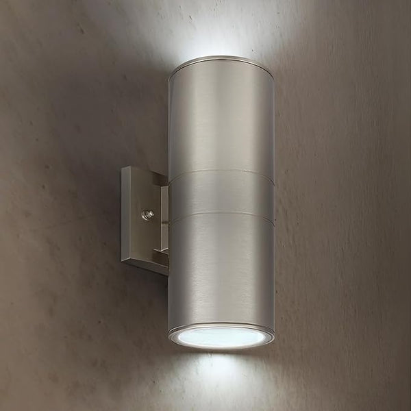 ASD LED Up Down Lights Outdoor Cylinder Wall Light 18W (120W Equiv) 1500Lm 5000K Daylight, 120V Patio Wall Light | Lumora