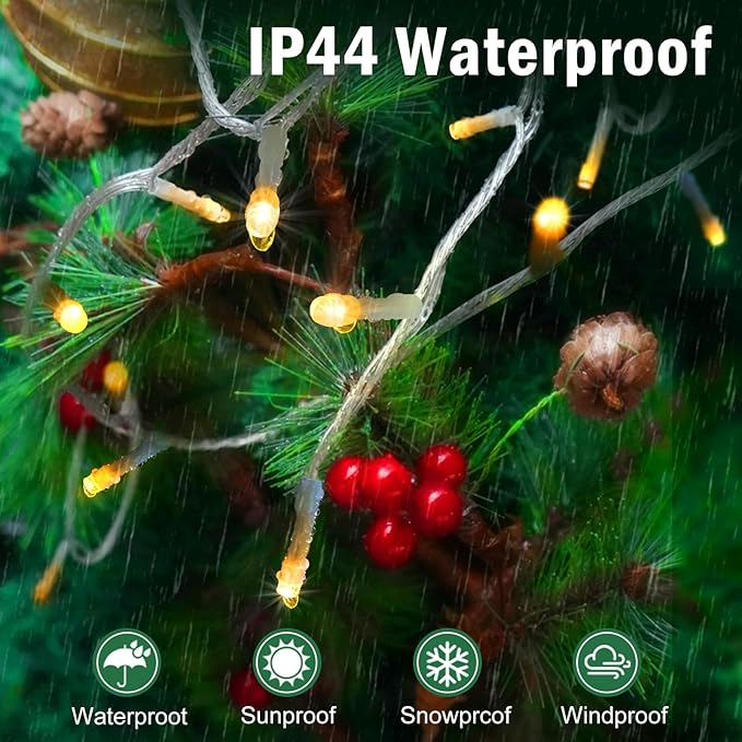 SAUIRS 600FT 1500 LED Christmas Lights Outdoor String Lights with 8 Modes Timer Waterproof Fairy Light Plug in for | Lumora