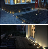 FVTLED LED Deck Lights Set, 30pcs Φ1.22 Low Voltage Waterproof Recessed Deck Lamp Warm White LED In-ground Lighting | Lumora