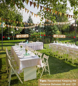 10ft String Light Poles for Outdoors, Outside Light Poles for Hard Ground Surface, Backyard, Patio, Outdoor | Lumora