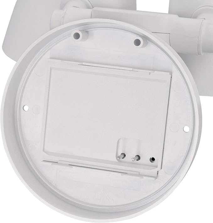Westinghouse 6364200 Two-Light 18 Watt LED Outdoor Security Wall Light with Motion Sensor, White Finish with Acrylic Lens