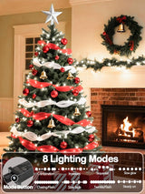 Upgraded Super Long 264FT 800 LED Christmas String Lights Outdoor & Indoor, Memory Function & Timer & 8 Modes | Lumora