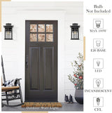 zeyu Farmhouse Outdoor Wall Light Fixture, 16 Inch Exterior Wall Sconce Lighting for Patio House, Die-Cast Aluminum | Lumora