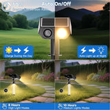 Solar Spot Lights Outdoor Adjustable Beam & PC Light Guide Column, 12 Pack Solar Lights Outdoor Waterproof IP65, 2 | Lumora