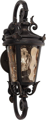 John Timberland Casa Marseille European Vintage Outdoor Wall Light Bronze French Vintage Sconce Fixture Decor for | Lumora