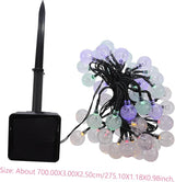 Mipcase 1set Led Solar String Lights Outdoor Decorative Lamp for Garden Patio and Courtyard Bulbs Warm Light | Lumora