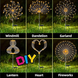 1 Pack Solar Firework Light, Waterproof Lawn Lamp Lights with 8 Lighting Modes,Holiday Decorations Lights Outdoor | Lumora