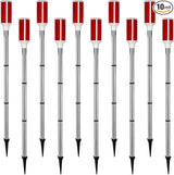 10 PCS Solar Powered Driveway Markers Reflective Red Landscape Reflectors Driveway Reflectors Solar Driveway Lights | Lumora