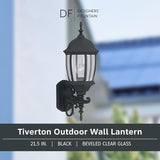 Designers Fountain Tiverton Outdoor Light Fixture, 21.5 Inch Exterior Wall Lantern Sconce for Front Door, Patio and | Lumora