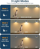 12 Pack Solar Lights Outdoor Motion Sensor, Waterproof Fence Lights with 3 Lighting Mode, Warm White LED Deck | Lumora