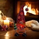 HONGLAND Christmas Decorations Outdoor Solar Gnome Yard, Color Changing LED Lights with Snowflake Hollowed-Out Hat | Lumora